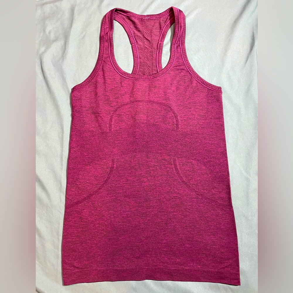 Lululemon Women's 6 Wine Sleeveless Top Racerback Activewear Stretch Gym Ladies